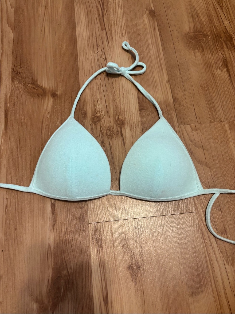 Calzedonia Light Blue Triangle Bikini Top